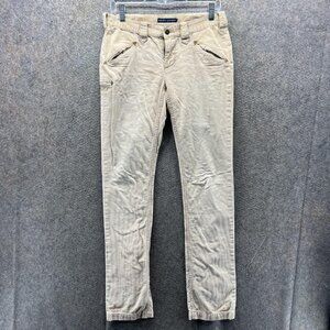 Ralph Lauren Pants Womens 4 Beige Corduroy Straight Leg Casual Khakis Equestrian